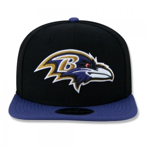 Boné New Era Aba Reta 950 SN NFL Ravens Team Color