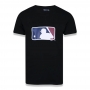 Camiseta New Era MLB Flag Logo Essentials Preto