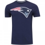 Camiseta New Era NFL Patriots Big Logo Azul Escuro