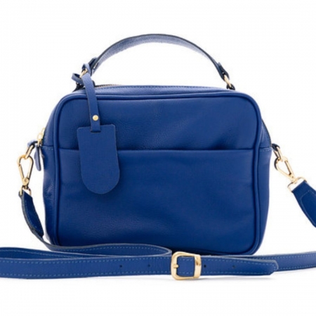 Bolsa de Couro Azul Vivi Bag