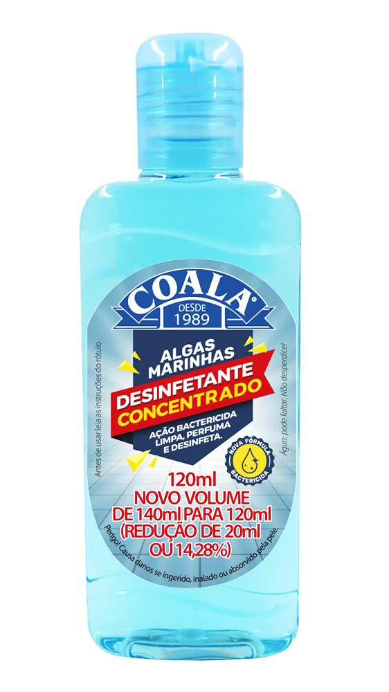 Coala Desinfetante Concentrado Algas Marinhas 120 ml