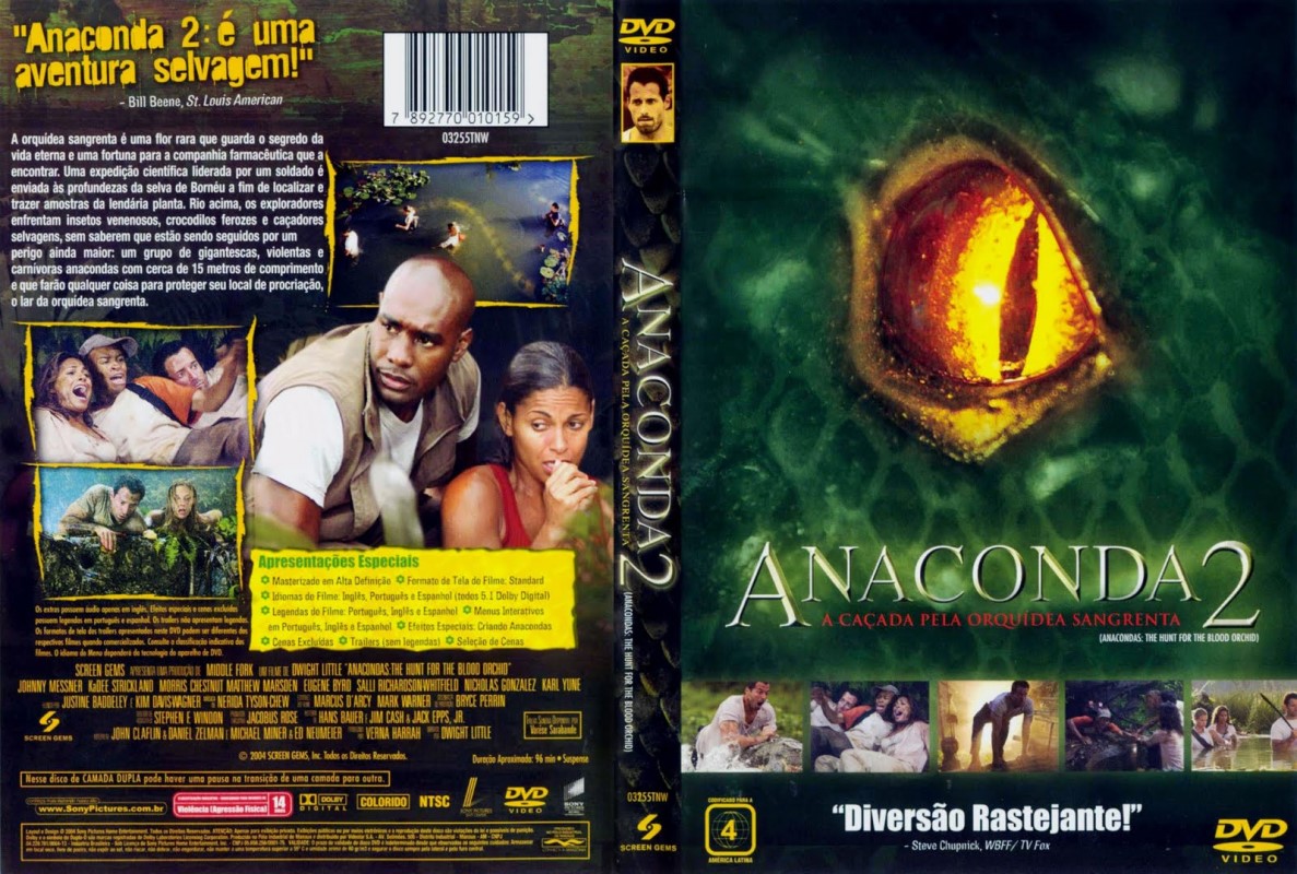 ANACONDA 2 A CAÇADA PELA ORQUIDEA SANGRENTA DVD