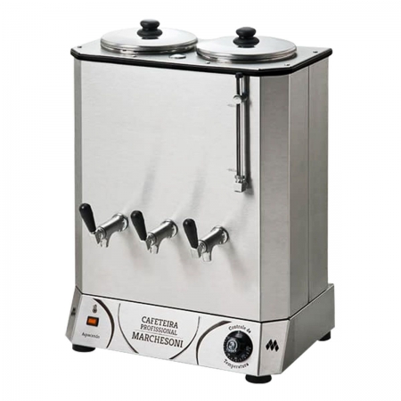 Cafeteira Elétrica Industrial 50 Litros 6300W Inox - Marchesoni - 220V #1