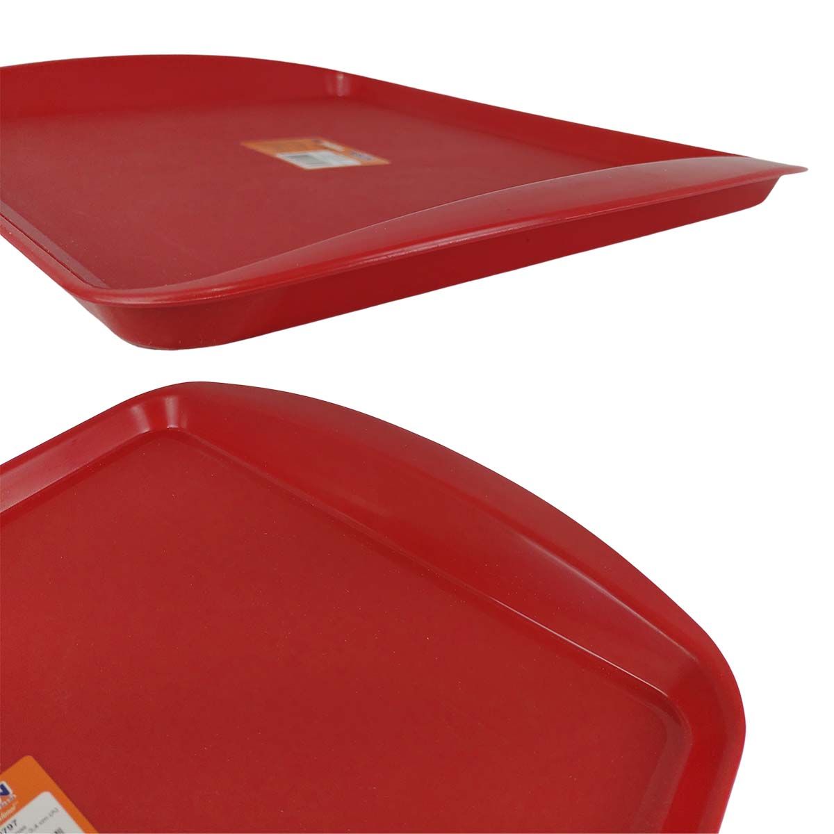 Kit 5x Bandeja Fast-Food Vermelha 43,5x30 Cm - Pleion #5
