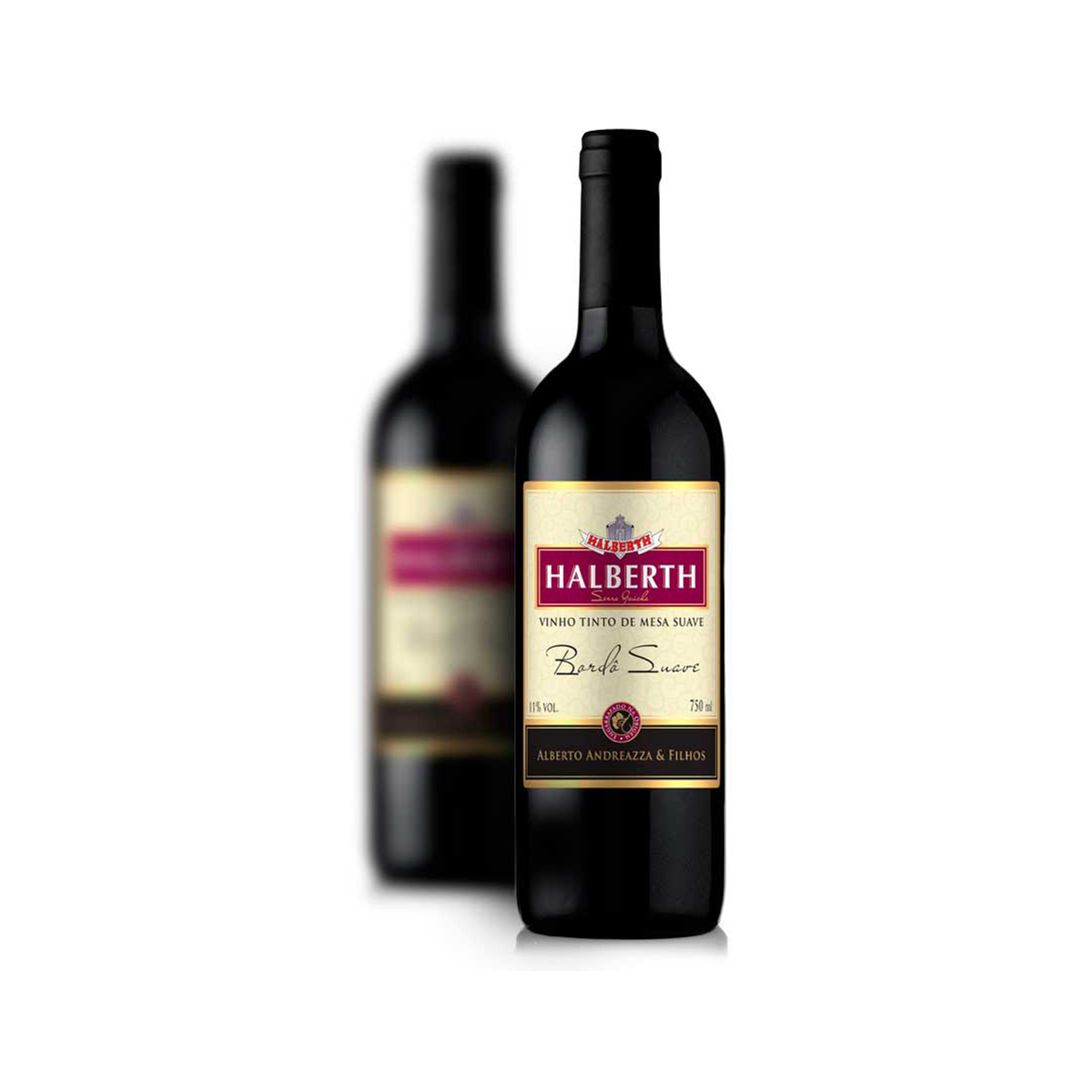 Vinho Bordô De Mesa Suave 750ml - Halberth