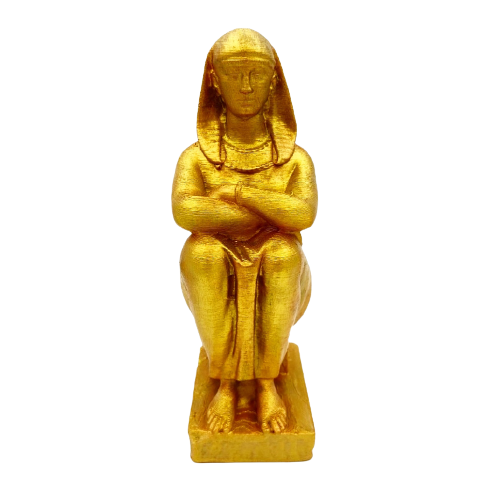 Estátua Faraó Dourada em Impressão 3D