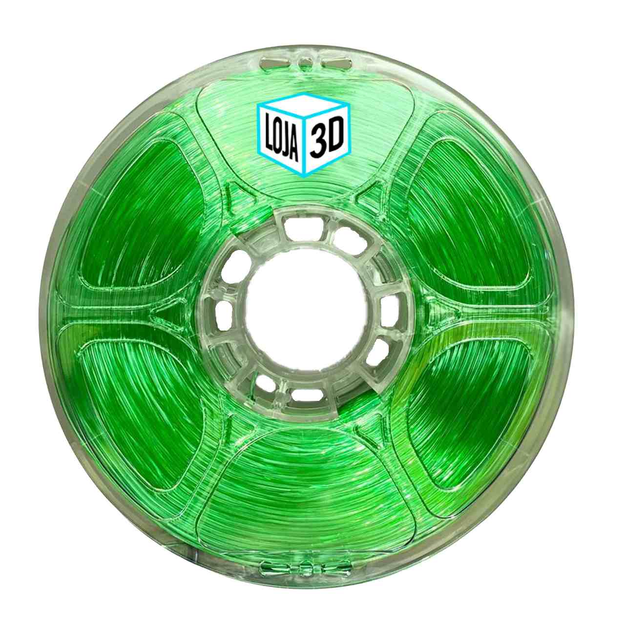 Filamento Flex TPU Premium - Verde Mato - Loja 3D - 1.75mm - 1kg