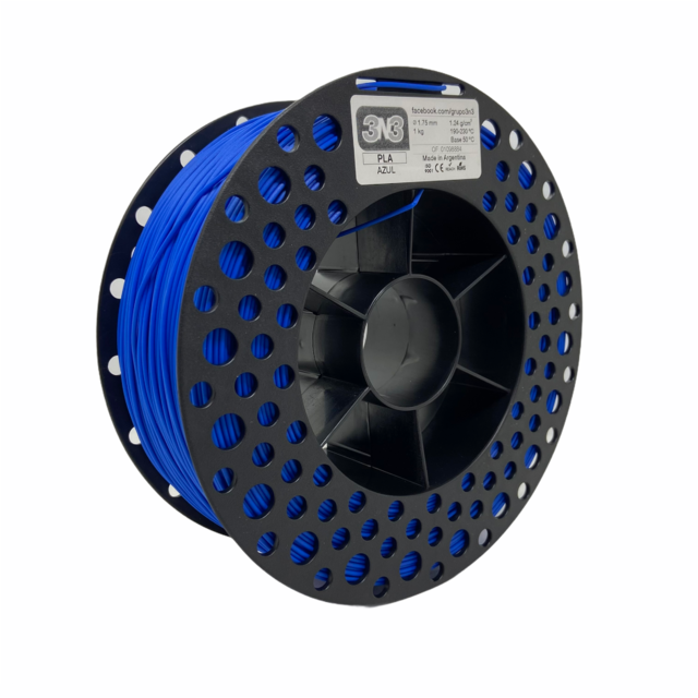 Filamento PLA - Azul - 3N3 - 1.75mm - 1kg