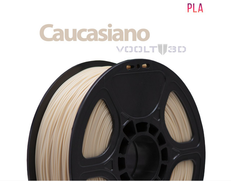 Filamento PLA - Caucasiano - Voolt - 1.75mm - 1kg