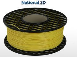 Filamento PLA Max - Amarelo - National 3D - 1.75mm - 500g