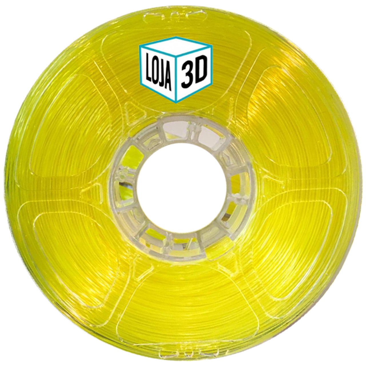 - Filamento PLA Pro - Amarelo Neon - Loja 3D - 1.75mm - 1kg