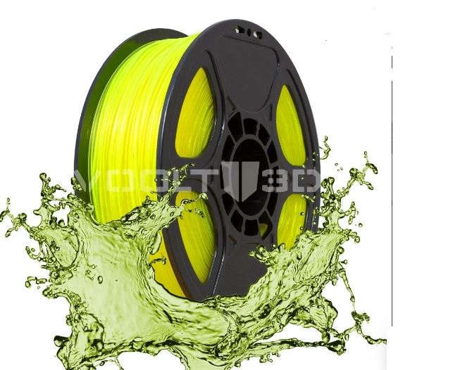 Filamento PLA -  Verde Limão Translúcido  - Voolt 3D - 1.75mm - 1kg