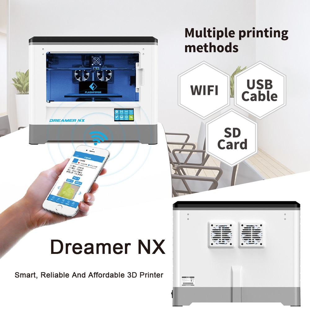 Impressora 3D - Dreamer NX - Flashforge