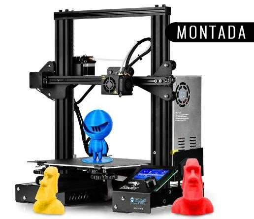 Impressora 3D + Kit Upgrade + 32 Bits - Ender 3 - Montada e Calibrada - Creality 3D