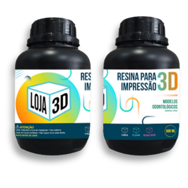 Resina Pro de Alta Performance - Azul - Dental - Loja 3D - DLP/LCD - 500 g