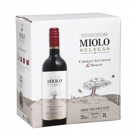 Miolo Seleção Cabernet Sauvignon &amp; Merlot Bag in Box 3000ml
