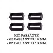 Kit c/ 02 Passantes 16mm e 02 Passantes 18mm