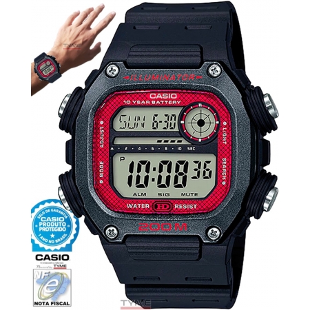 Relógio CASIO STANDARD Digital Masculino DW-291H-1BVDF