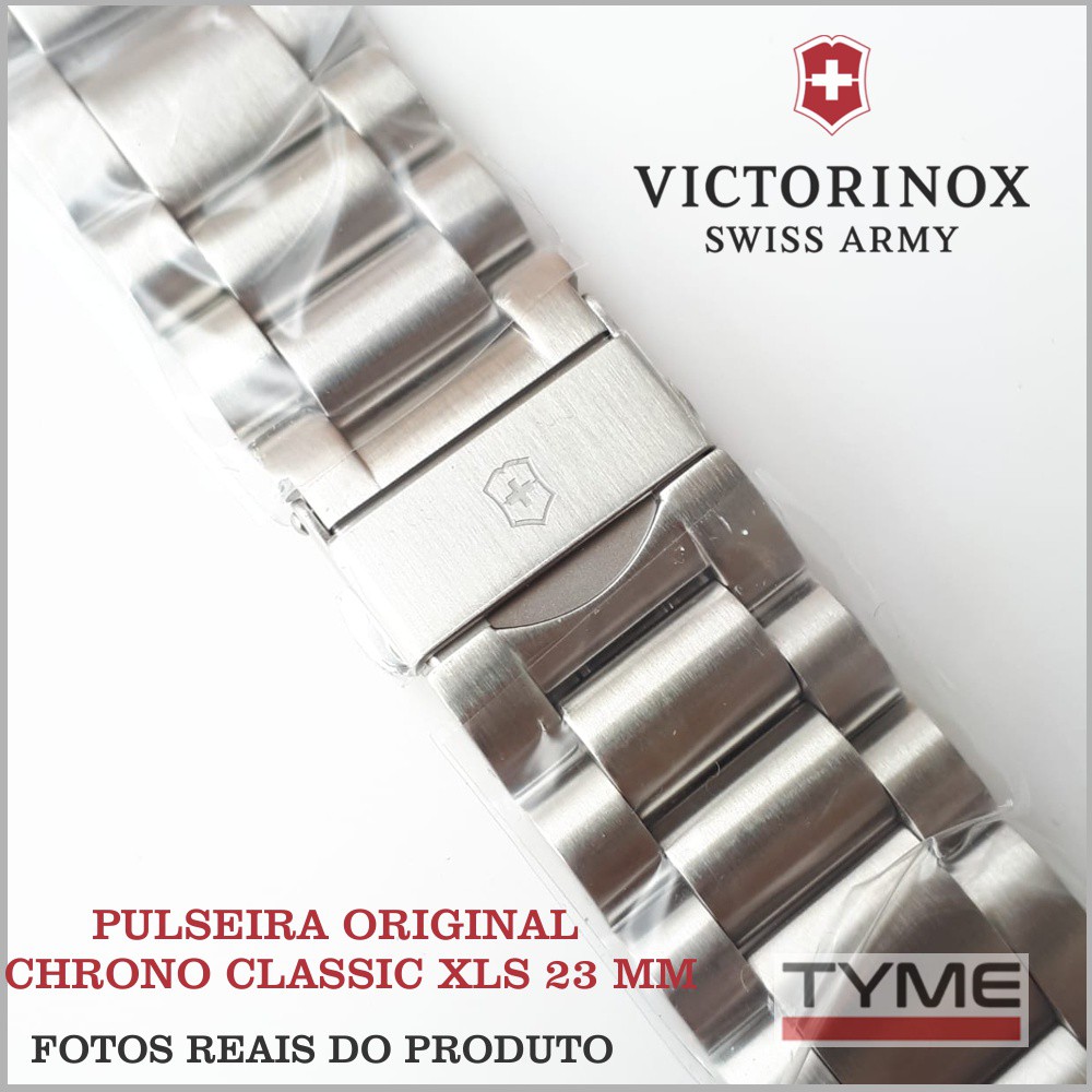 Pulseira de Aço Victorinox Chrono Classic XLS 23mm 003263