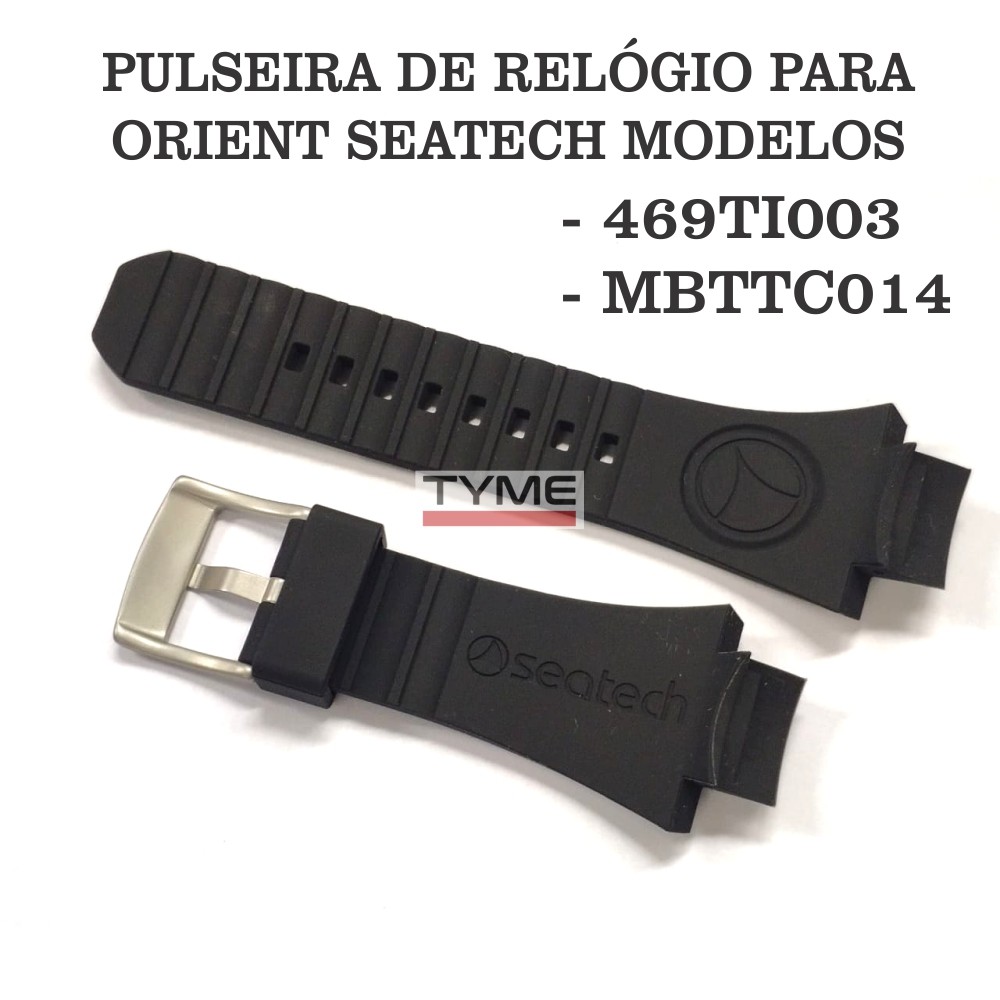 Pulseira de Borracha para Relógio Orient Seatech 469TI003 / MBTTC014