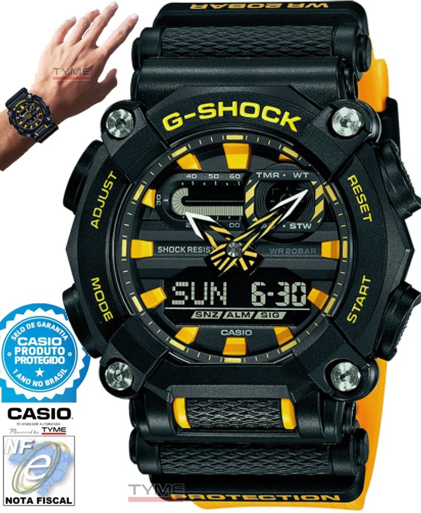 Relógio Casio G-Shock Heavy Duty Masculino GA-900A-1A9DR