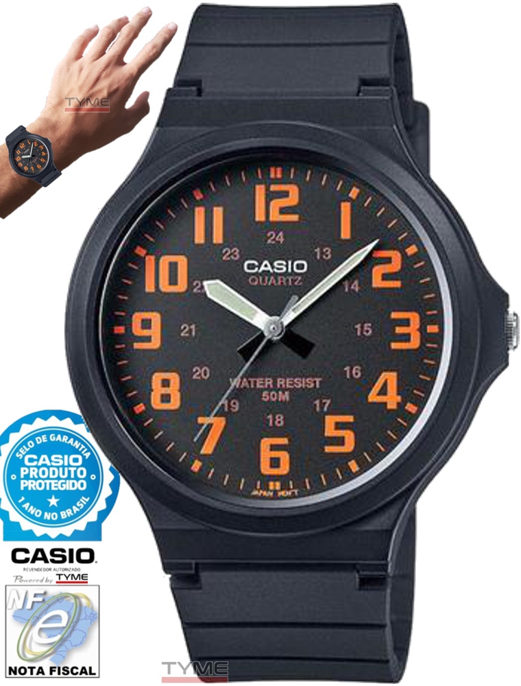 Relógio CASIO STANDARD Análogo Masculino MW-240-4BVDF