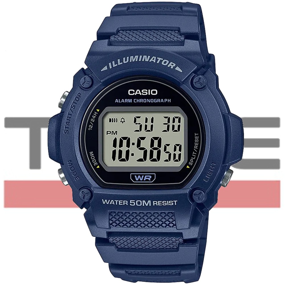 Relógio CASIO STANDARD Digital Masculino W-219H-2AVDF