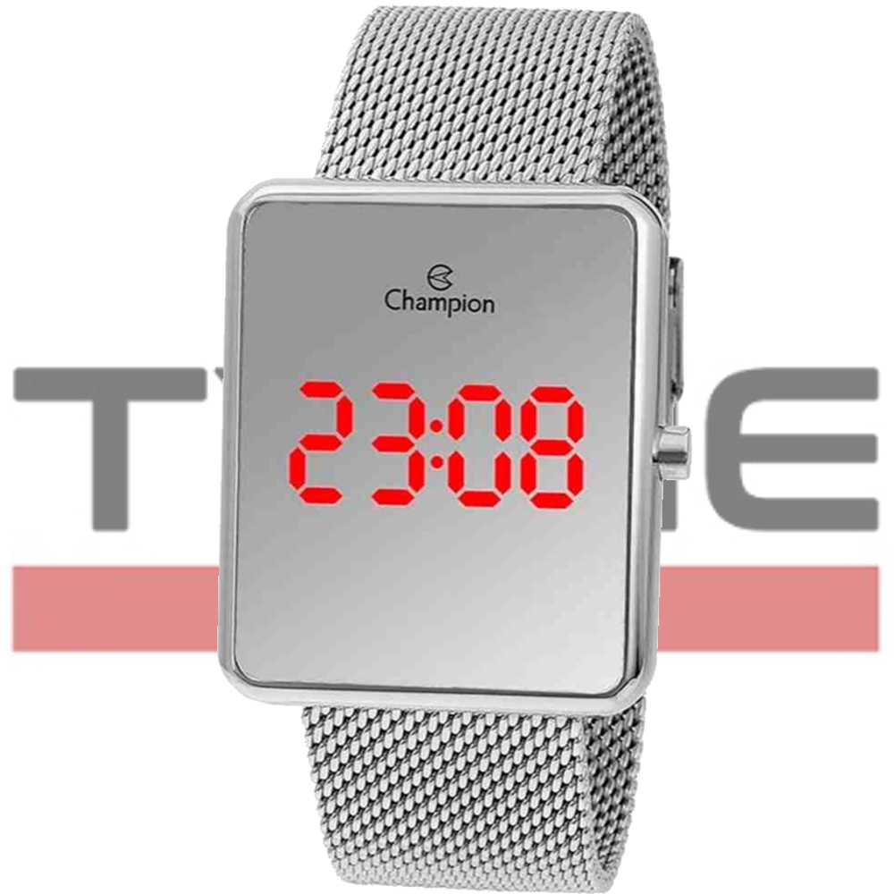 Relógio Champion LED Digital Espelhado Unissex CH40080Y