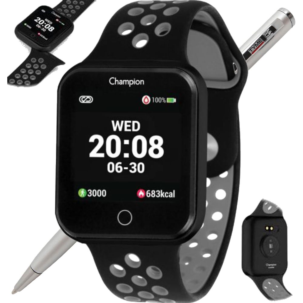 Relógio Champion Smartwatch Bluetooth 4.0 CH50006D Preto/Cinza