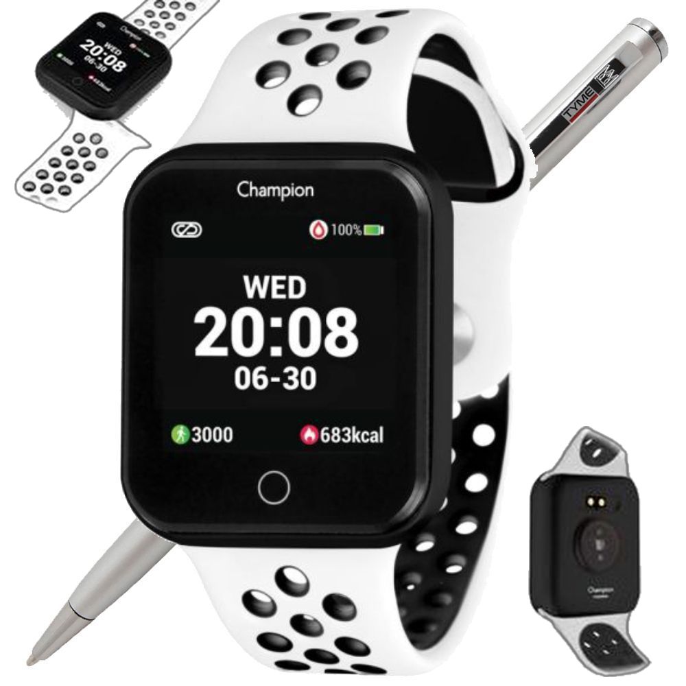Relógio Champion Smartwatch Bluetooth 4.0 CH50006K Preto/Branco