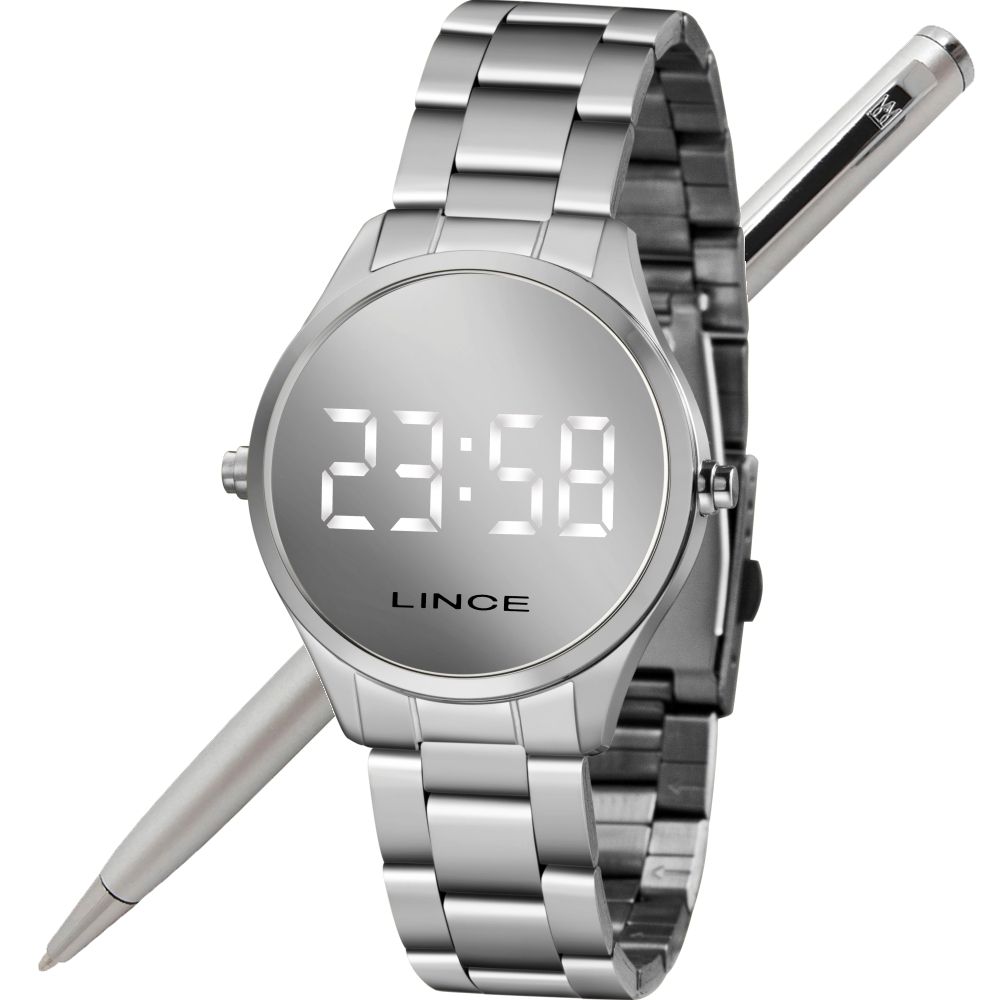 Relógio Lince Feminino Led Digital MDM4617L BXSX - LED Branco