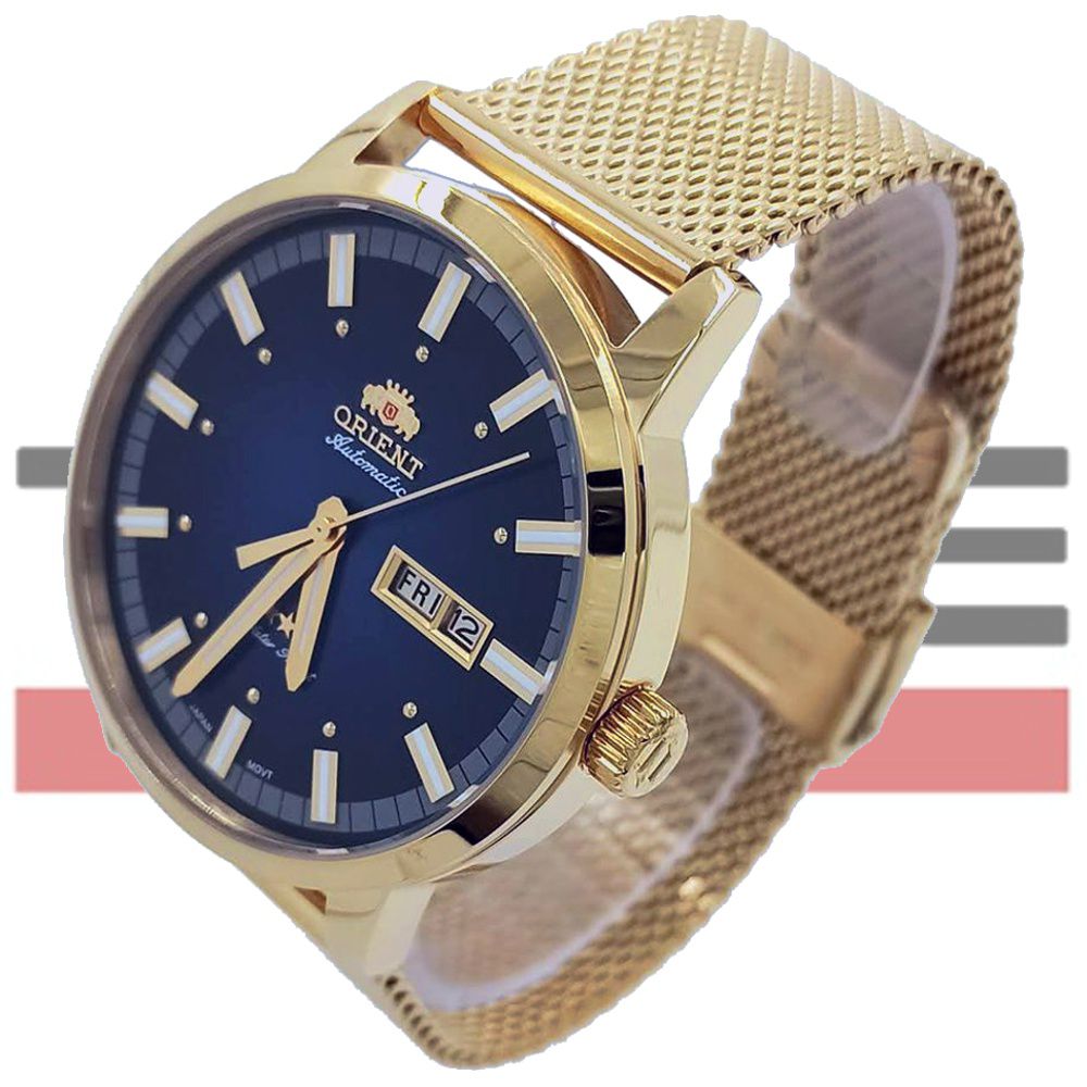 Relógio Orient Masculino Automático 469GP085 D1KX - Dourado