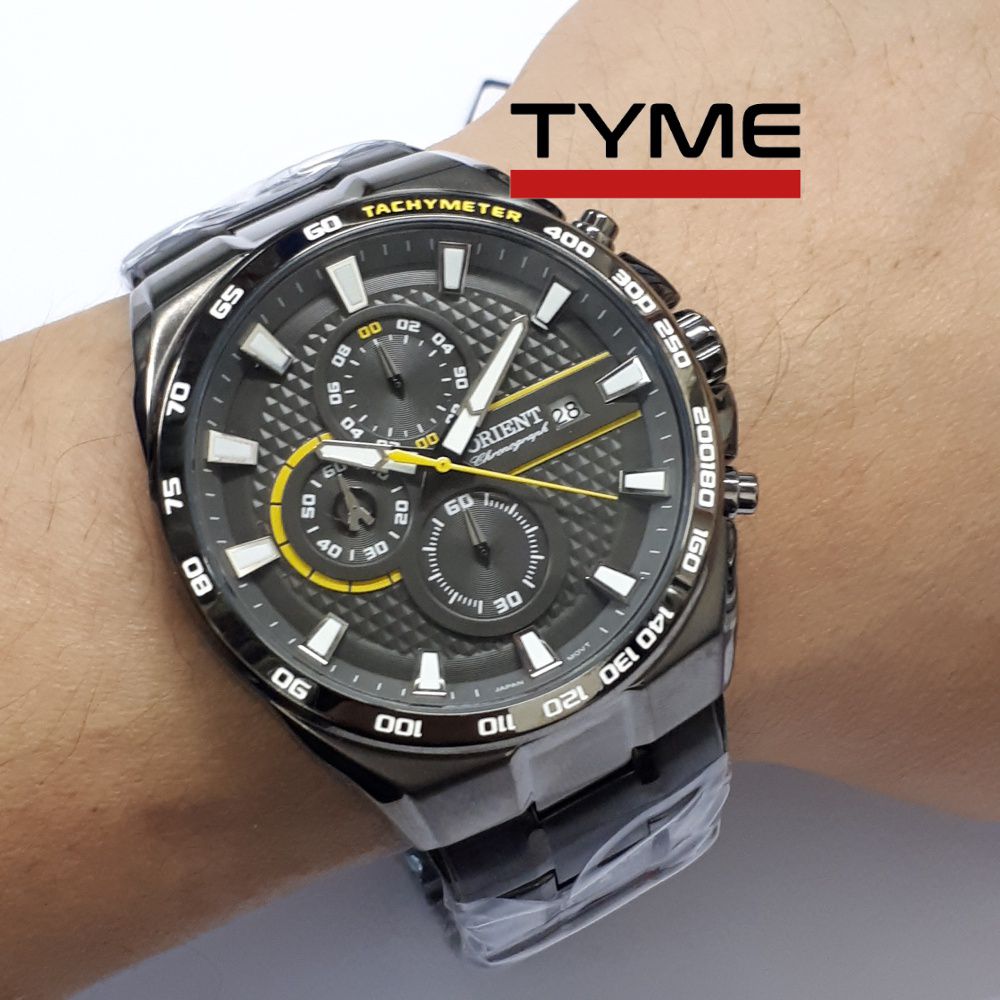 Relógio Orient Masculino Cronografo MYSSC007 G1GX - Grafite