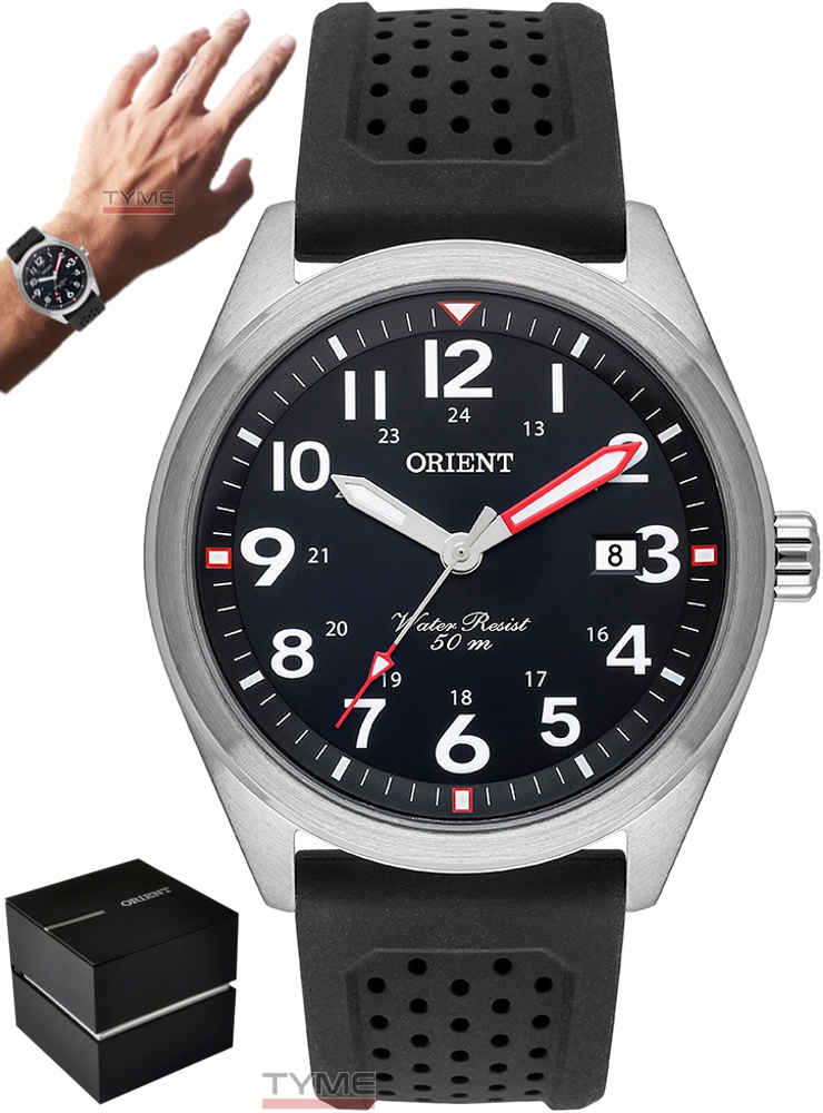 Relógio Orient Masculino MBSP1028 P2PX Analógo Silicone
