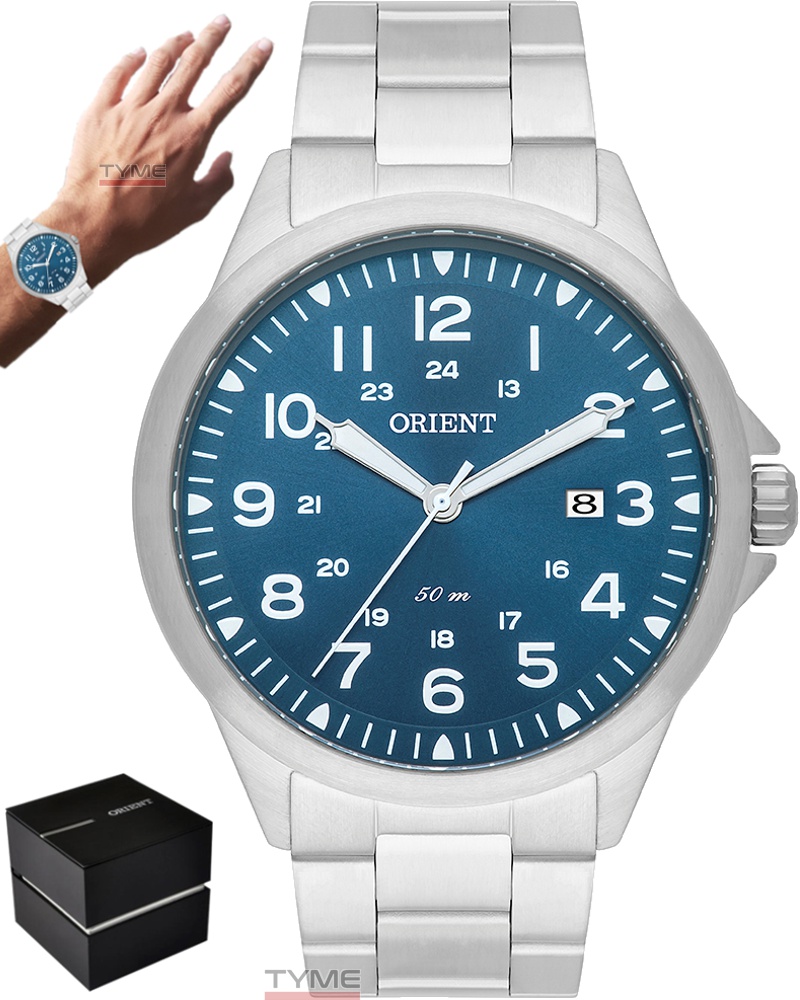 Relógio Orient Masculino MBSS1380 D2SX Analógico Prateado