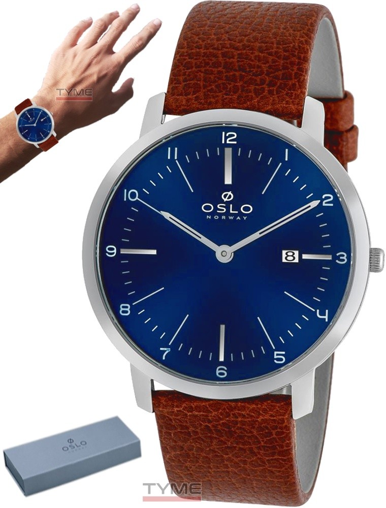 Relógio Oslo Masculino Slim Safira OMBSCS9U0006 D2NX