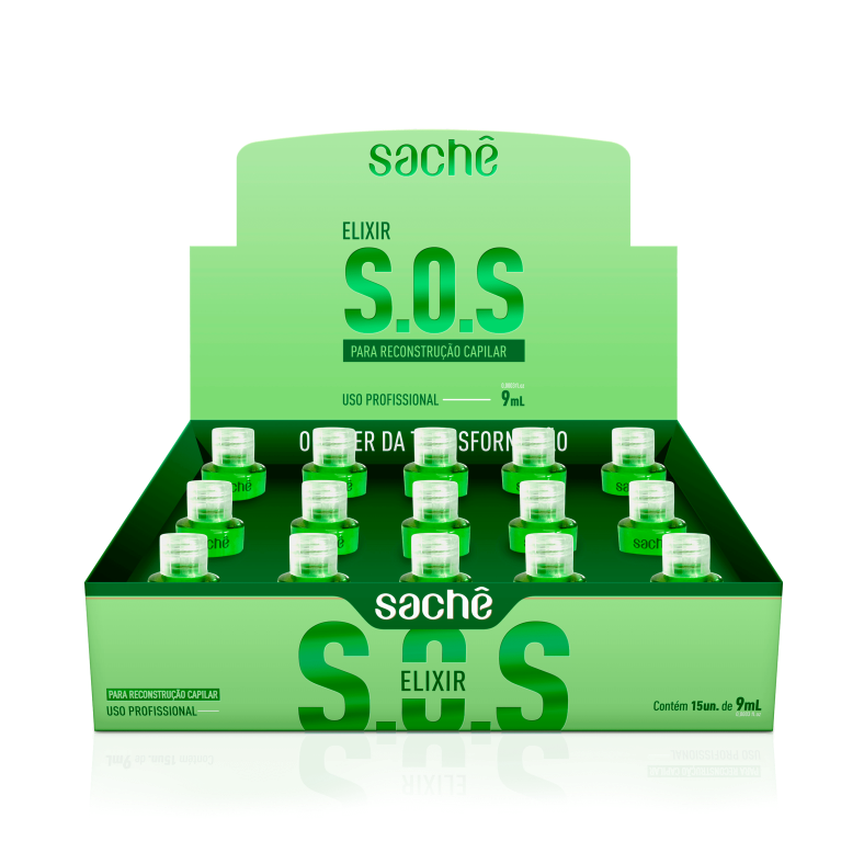 Elixir SOS caixa com 15 unidades