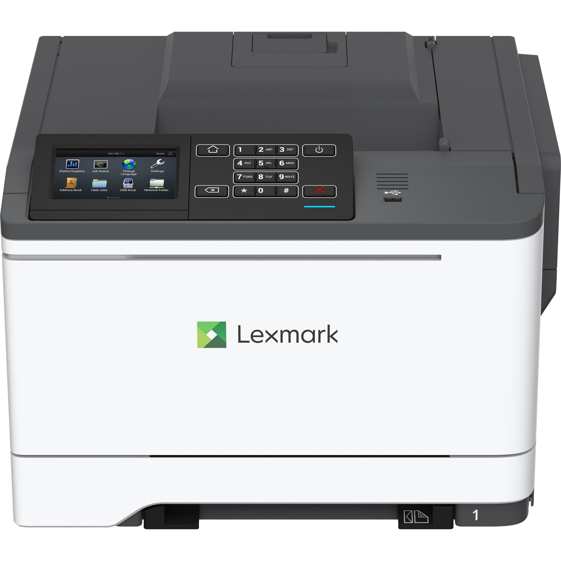 Impressora Laser Colorida Lexmark CS622de- Duplex, Rede, Alta Produção
