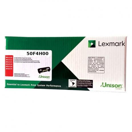 Cartucho de Toner Lexmark 50F4H00 Preto - 5.000 Pgs MS315 MS415 MS610