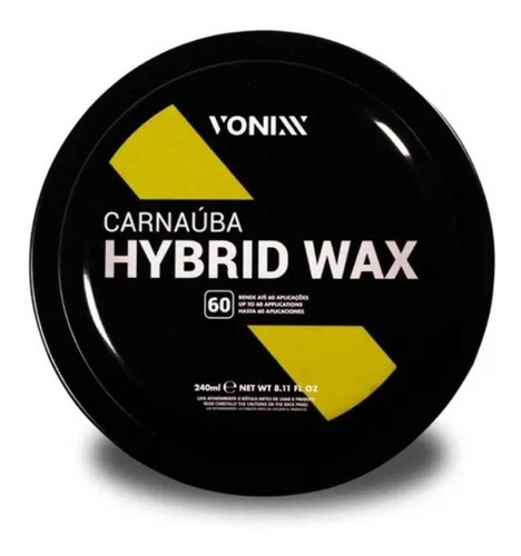 DIAMOND CERA DE CARNAÚBA HYBRID WAX - 200g - VONIXX