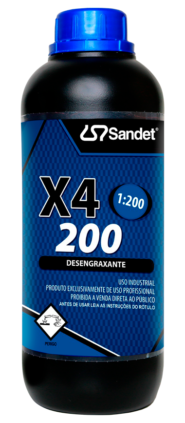 X4 200 Desengraxante Concentrado 1:200 - SANDET