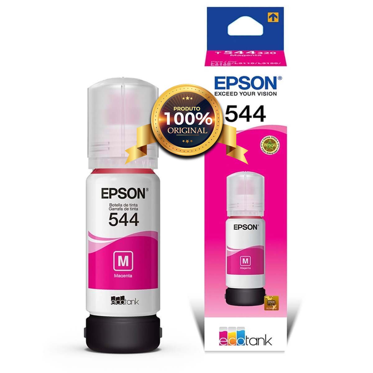 Tinta Original Epson 544 Magenta - 65ml