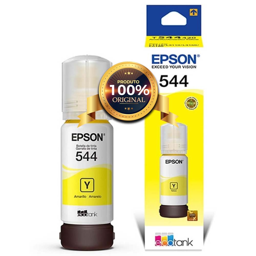 Tinta Original Epson 544 Yellow - 65ml