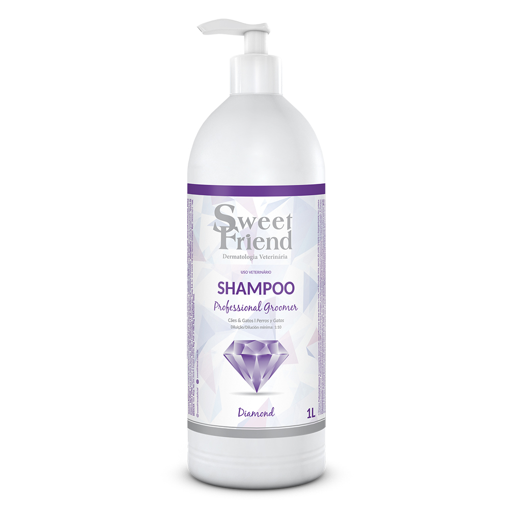 Shampoo Professional Groomer Diamond 1 Litro - Sweet Friend