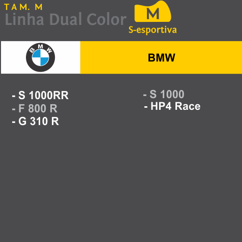 Capa Para Moto DualColor BMW Tam. M (permeavel)