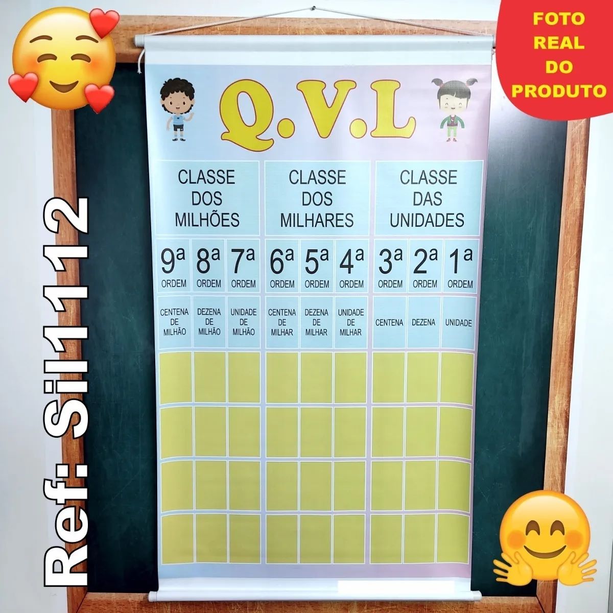 Banner Pedagógico Qvl - Classe Dos Números - Sil112