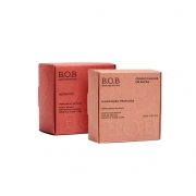 BOB Kit Shampoo Sólido Nutritivo + Condicionador Sólido Hidratação Profunda 2un