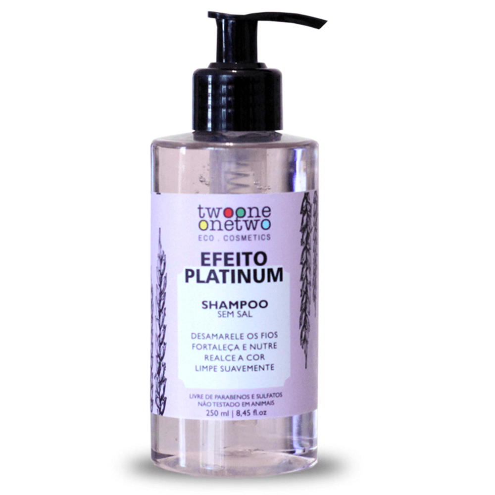 Twoone Onetwo Shampoo Efeito Platinum Violet Flowers 250ml