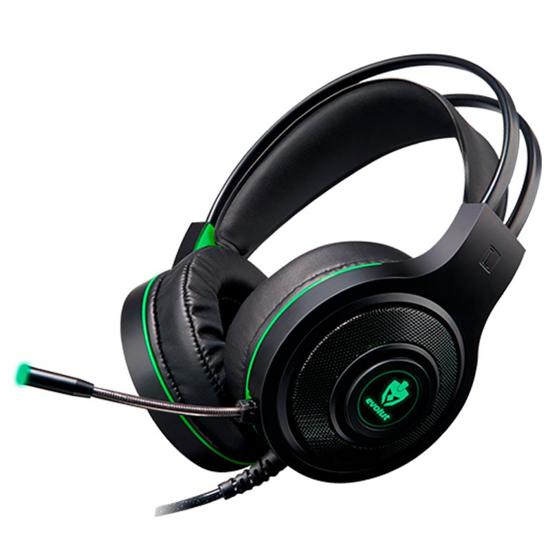 Headset Gamer Eg301GR Temis Evolut verde 
