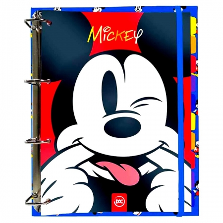 Caderno Argolado Fichário Grande Mickey Mouse 144Fls - DAC
